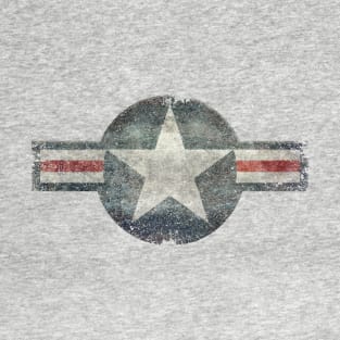 Air Force Roundel in grunge T-Shirt